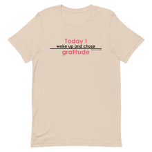 Load image into Gallery viewer, "Just Gratitude Today" T-shirt